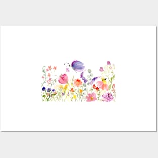 Whimsical Wildflowers Posters and Art